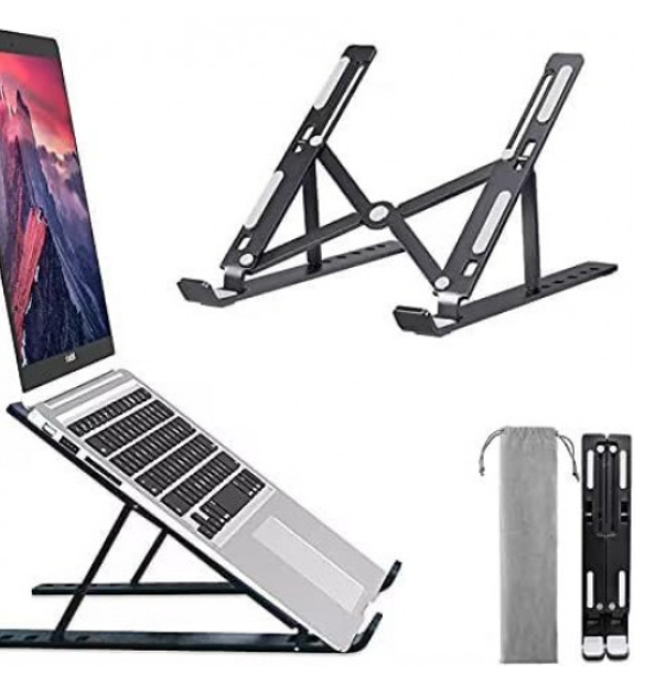 SOPORTE PARA LAPTOP, BASE LAPTOP STAND AJUSTABLE PLEGABLE ALUMINIO