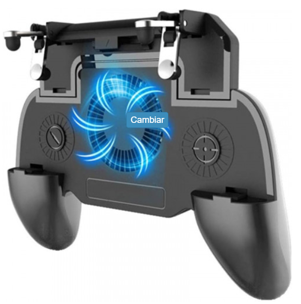 CONTROL CON VENTILADOR PARA EVITAR CALENTAMIENTO DEL CELULAR