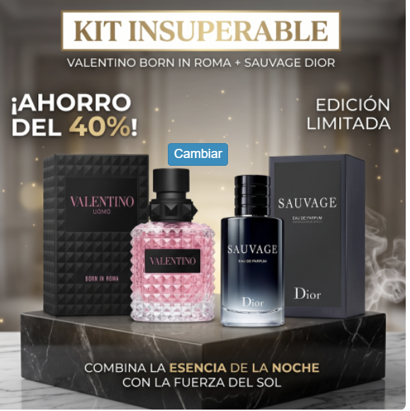 SAUVAGE DIOR + VALENTINO BORN IN ROMA