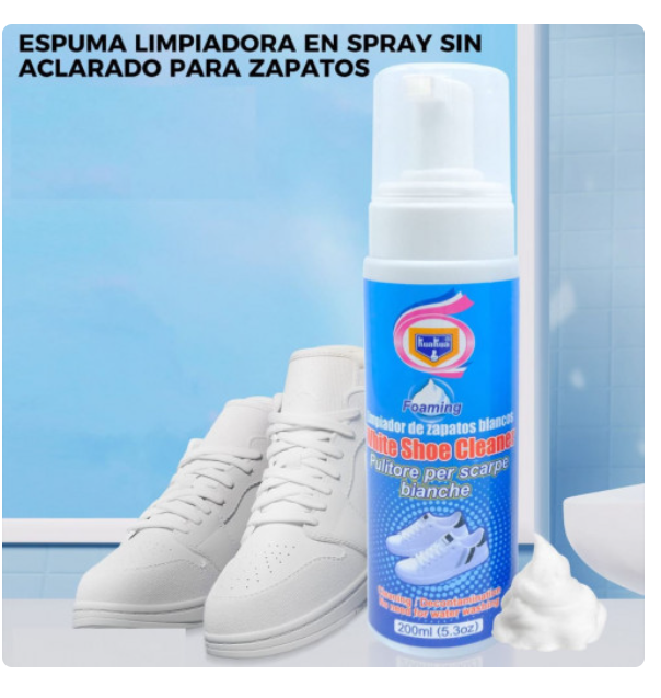 ESPUMA LIMPIADORA DE ZAPATOS EN SPRAY
