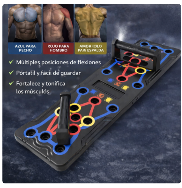 TABLA DE EJERCICIO PUSH UP PARA LAGARTIJAS / PECHADAS MULTIFUNCIONAL