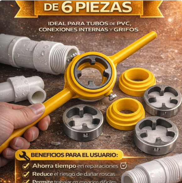 PACK DE REAPRACIÓN DE TUBERIA DE 6 UNIDADES