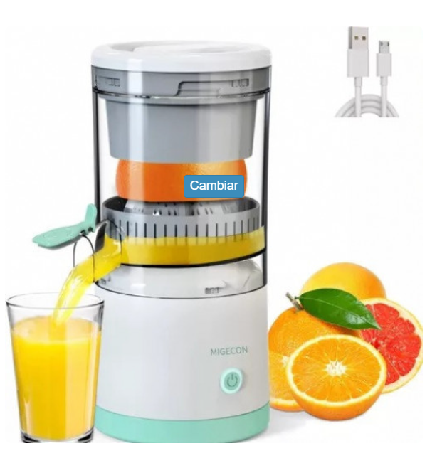 EXPRIMIDOR DE JUGO RECARGABLE